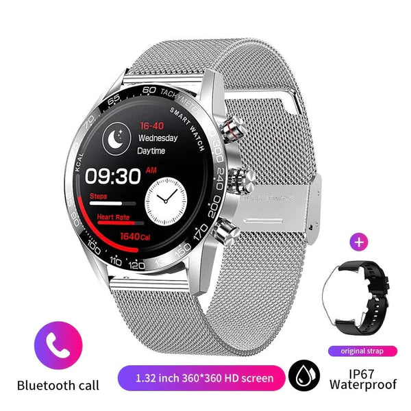Nouvelle montre intelligente d'appel Bluetooth ECG + PPG
