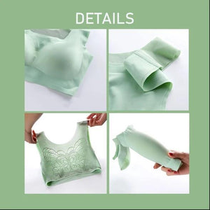 Soutien-gorge confort en soie glacée ultra-mince pour grandes tailles