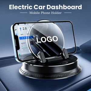 Tableau de bord multifonctionnel de voiture électrique Support de téléphone portable avec logo