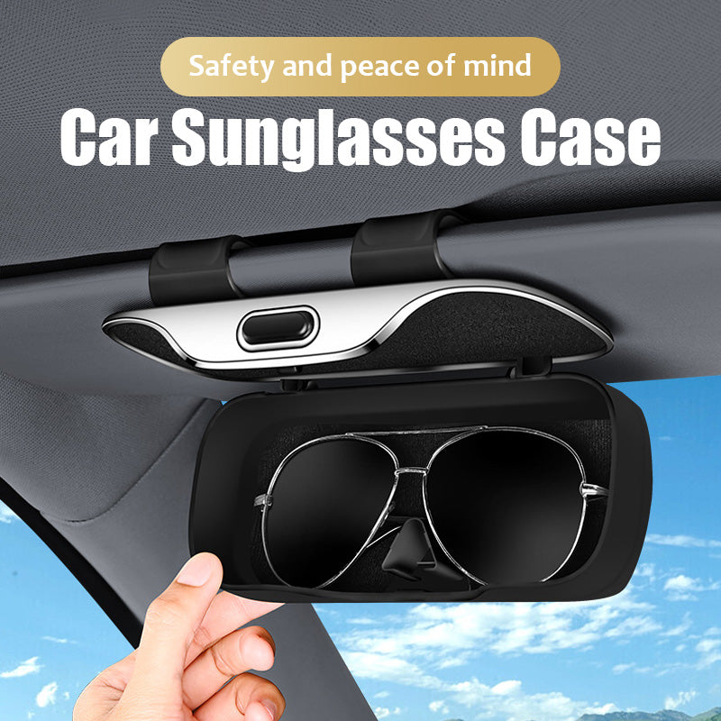 Etui à lunettes de soleil multifonctionnel pour voiture
