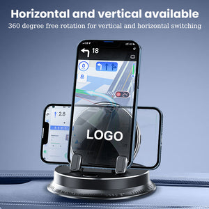Tableau de bord multifonctionnel de voiture électrique Support de téléphone portable avec logo
