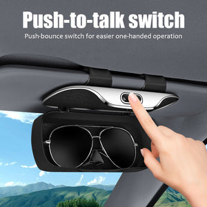 Etui à lunettes de soleil multifonctionnel pour voiture