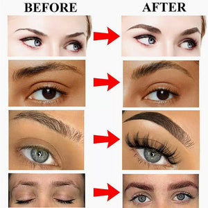 Simulation d'autocollant imperméable pour sourcils