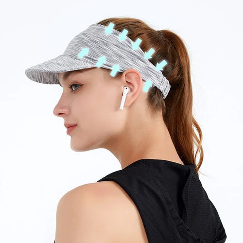 Hair Tied Sun Visor