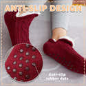 Chaussettes D’intérieur épaisses Antidérapantes – Modèle Noël, Unisexe, Taille Unique 30 Cm, Ultra Douces Pour L'hiver - 3
