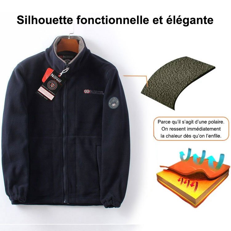 Les meilleurs cadeaux de Noël--Veste polaire double épaisseur