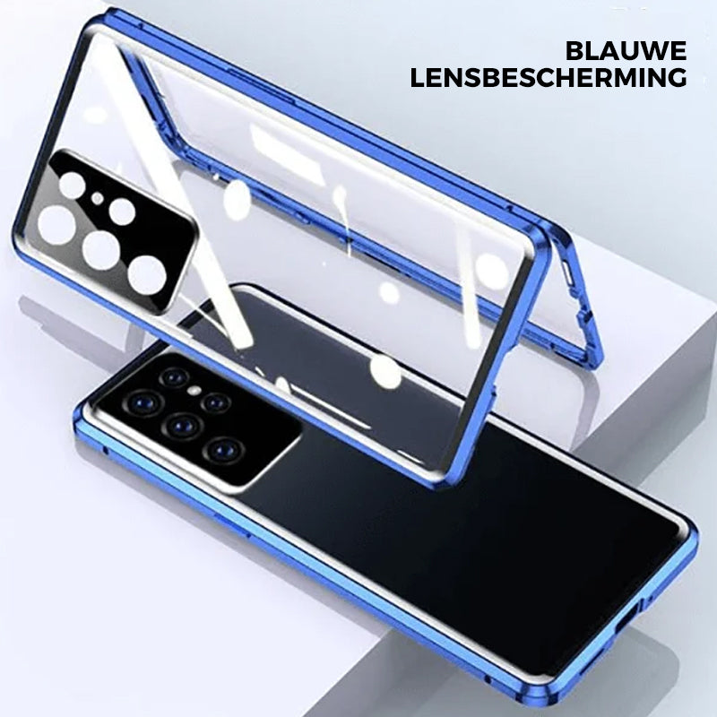 🔥Coque de téléphone double face en verre trempé magnétique Samsung