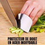 Protecteur de doigt en acier inoxydable