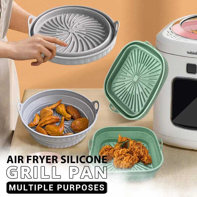 （🔥2023 dernier modèle🔥）Poêle à gril en silicone pour friteuse à air