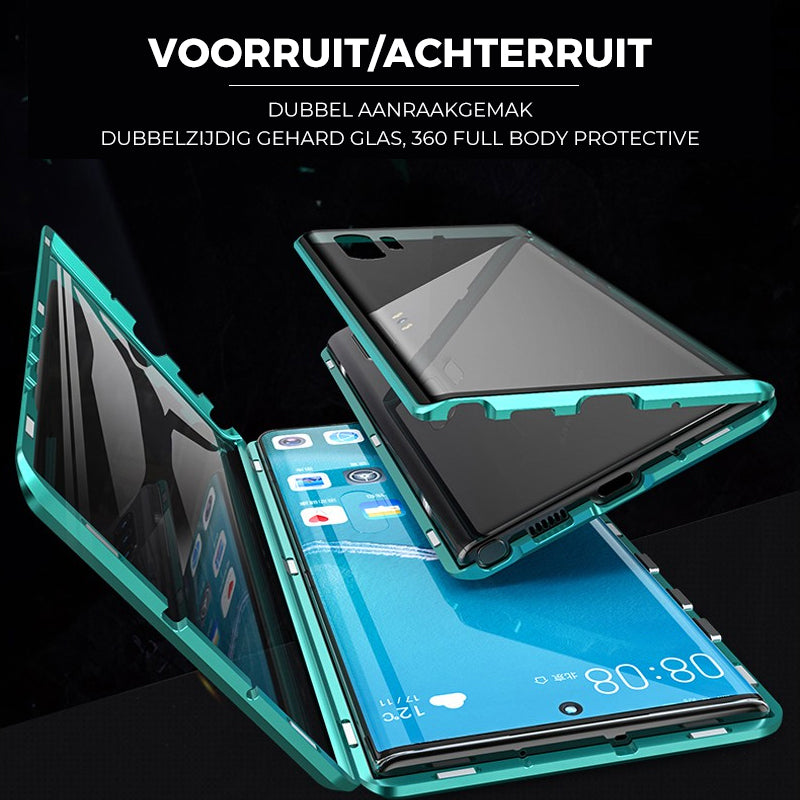 🔥Coque de téléphone double face en verre trempé magnétique Samsung