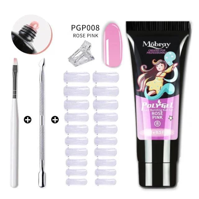 Kit d'ongles Polygel de vente chaude