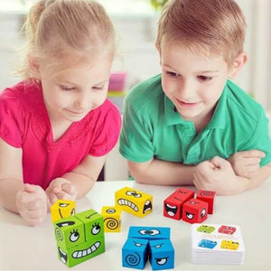 Cube magique en bois pour enfant