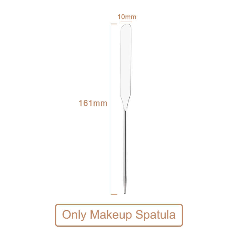 Spatule de maquillage à tête inclinée