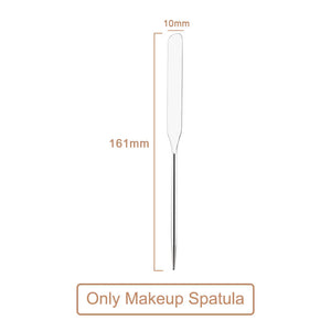 Spatule de maquillage à tête inclinée