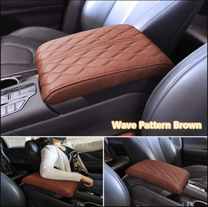 Coussin de boîte d\'accoudoir de voiture en cuir (style universel)