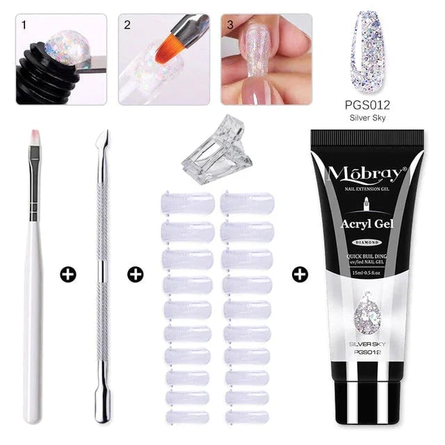 Kit d'ongles Polygel de vente chaude