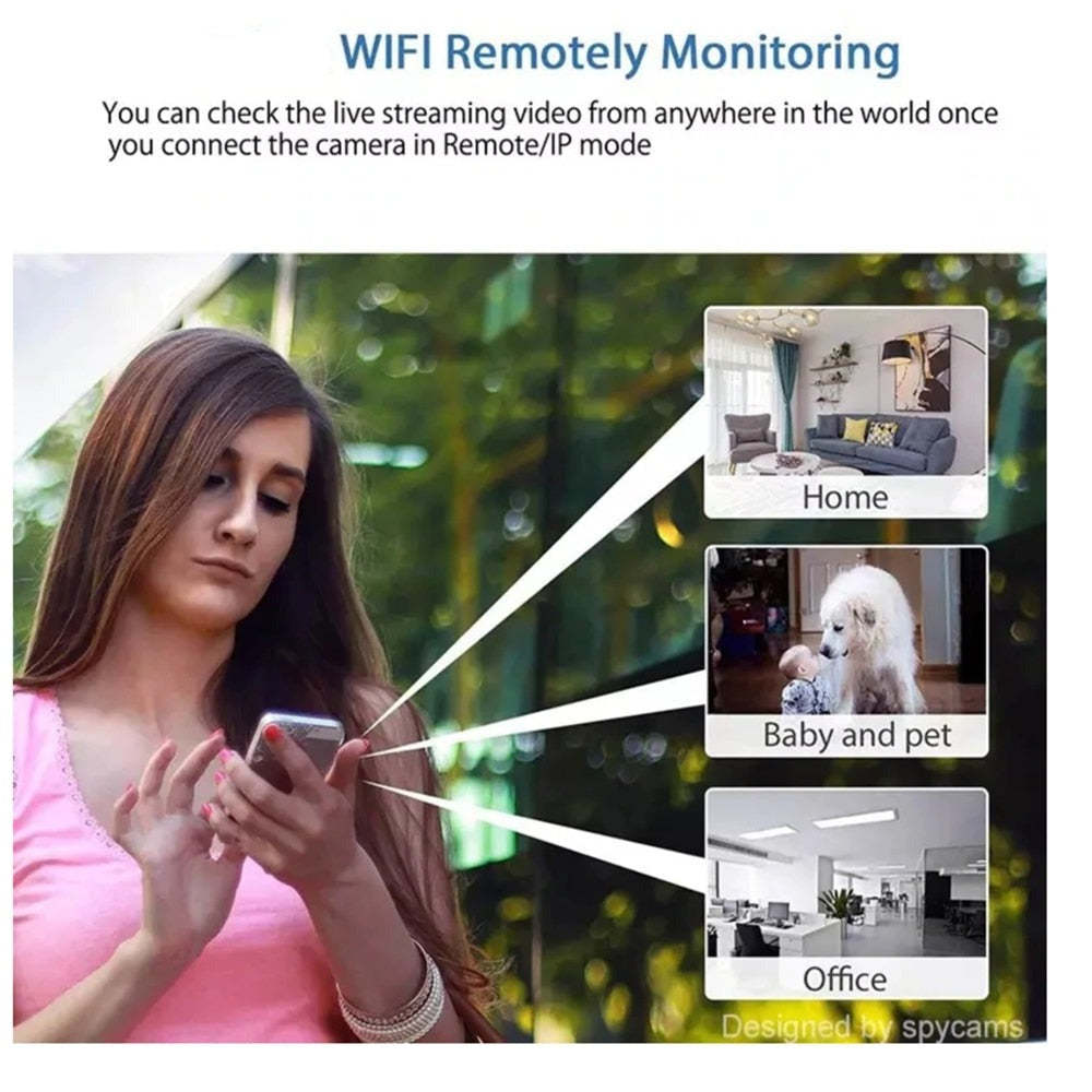 Mini caméra WIFI 1080P HD - Vision nocturne incluse