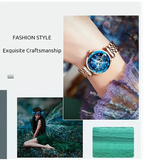 Montre ciel étoilé mode femme