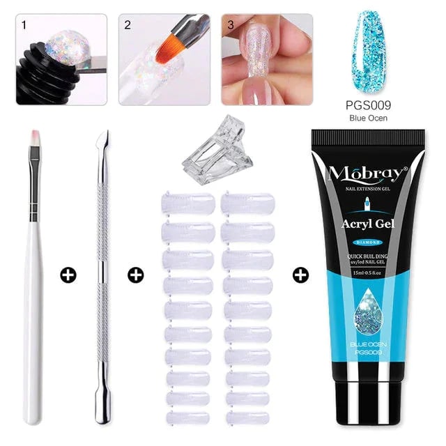 Kit d'ongles Polygel de vente chaude