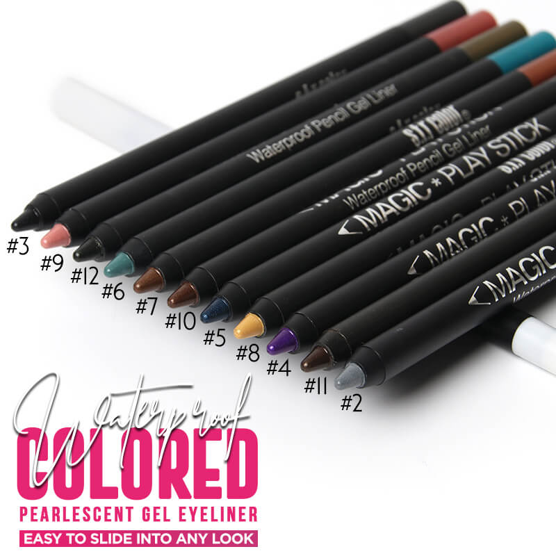 Eyeliner gel nacré coloré imperméable