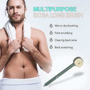 Brosse de bain liquide à long manche