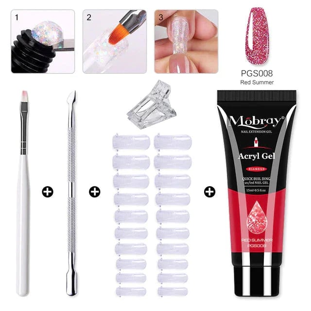 Kit d'ongles Polygel de vente chaude