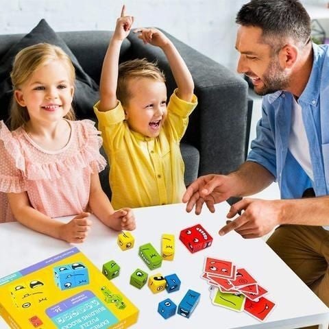 Cube magique en bois pour enfant